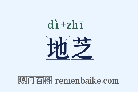 地芝是什么意思的图片
